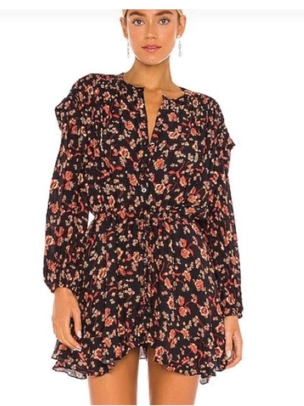 Free People Flower Fields Mini Dress. Size Medium